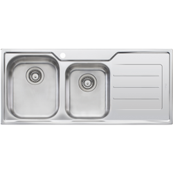 Oliveri Flinders 1 & 3/4 Topmount Sink with Right Hand Drainer