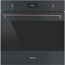 Smeg 60cm Classic Pyrolytic Oven Matt Black