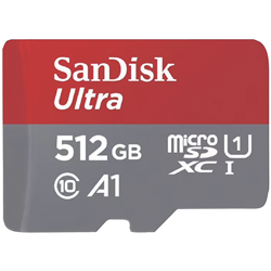 Sandisk 512GB Ultra microSDXC+ Memory Card