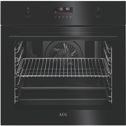 AEG 60cm Multifunction 9 Black Oven with PYROLUXE Function