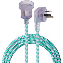 Crest Decord Braided Extension Lead 5m (Green)