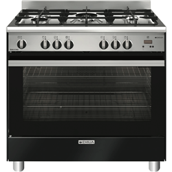 Emilia 90cm Matte Black Gas Freestanding Cooker