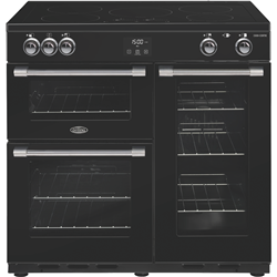 Belling 90cm Induction Upright Cooker Black