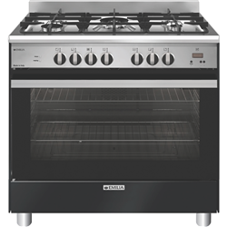 Emilia 90cm Dual Fuel Cooker - Matt Black