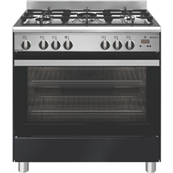 Emilia 80cm Gas Cooker - Matt Black