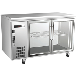 Panasonic Commercial 2 Glass Door Underbench Chiller