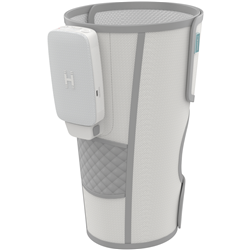 Homedics Modular Knee Compression Wrap + Controller Light Grey