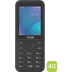 RUIO F286 4G Mobile Phone Black (B2432)