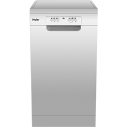 Haier 45cm Compact Freestanding Dishwasher Silver