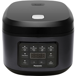 Panasonic 10 Cup Rice And Multi Cooker Black
