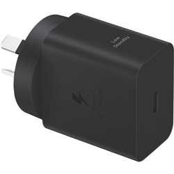 Samsung 45W Power Adaptor and USB-C TO USB-C Cable Black