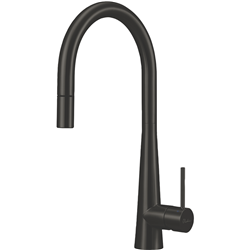 Oliveri Pull Out Goose Neck Black