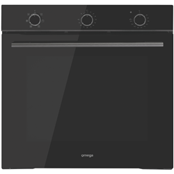 Omega 60cm 6 Function Electric Oven - Midnight