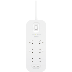 Belkin SurgePro 6-Outlet Surge Protector with Dual USB-C