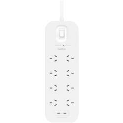 Belkin SurgePro 8-Outlet Surge Protector with Dual USB-C