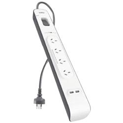 Belkin SurgePro 4-Outlet Surge Protector with Dual USB-A