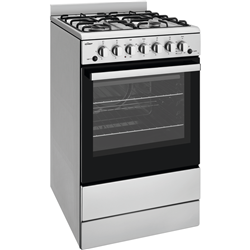Chef 54cm Freestanding Gas Cooker Stainless Steel