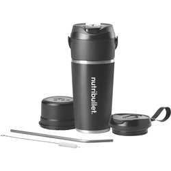 NUTRIBULLET Stainless Steel Flip Portable Blender Black