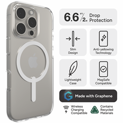 ZAGG Crystal Palace Lite Snap Case  iPhone 16 Pro - Clear