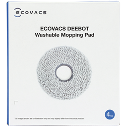 Ecovacs DEEBOT Washable Mopping Pad 4Pk for X5 Series