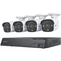 Reolink 8-Channel NVR x 4 8MP Security Cameras
