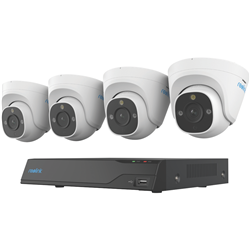 Reolink 8-Channel NVR x 4 12MP Security Cameras