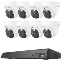 Reolink 16-Channel NVR x 8 12MP Security Cameras