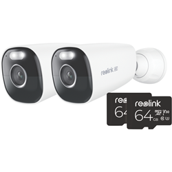 Reolink 4K Battery Security Camera w/64GB (2 Pack)